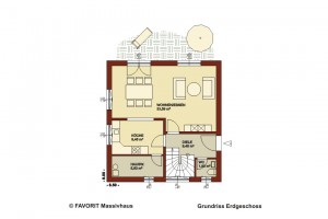 Creativ Sun 116 Erdgeschoss Grundriss 1020x680pxl